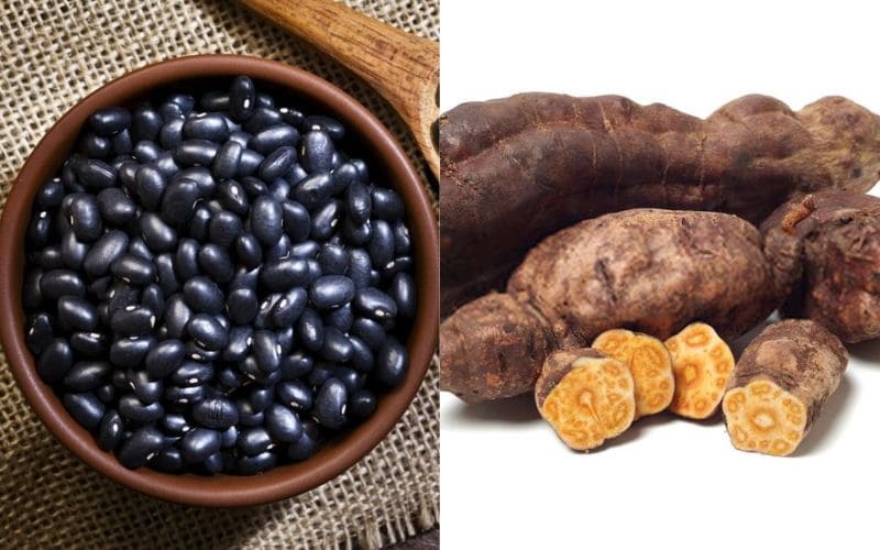 Kết hợp đậu đen với hà thủ ô