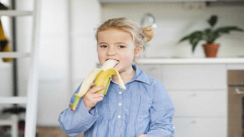 Lợi ích của chuối đối với sự phát triển của trẻ
