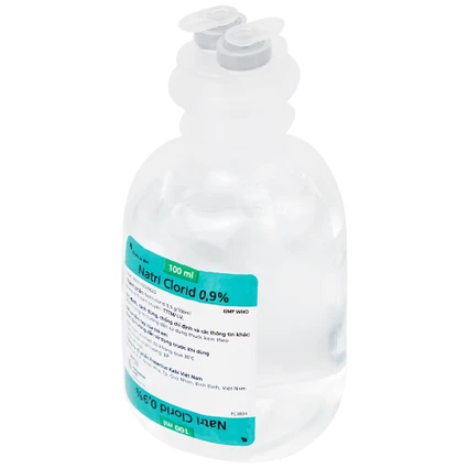 Dung dịch Natri Clorid 0.9% Kabi bổ sung điện giải và nước, phòng và điều trị thiếu hụt natri (100ml)