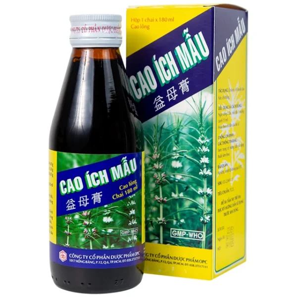Thuốc Cao Ích Mẫu OPC điều trị kinh nguyệt không đều (180ml)