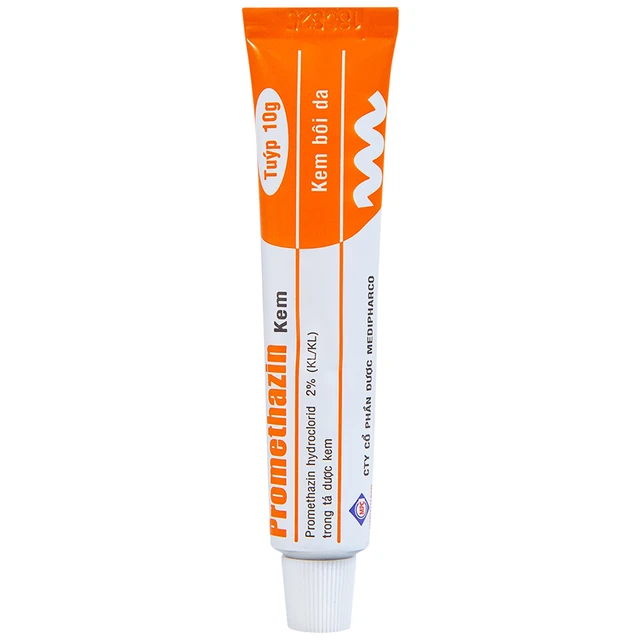 Kem bôi da Promethazin 2% Medipharco điều trị ngứa sẩn, mày đay, côn trùng đốt (1 tuýp x 10g) - Ảnh 3