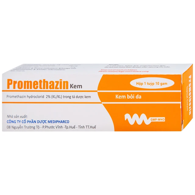 Kem bôi da Promethazin 2% Medipharco điều trị ngứa sẩn, mày đay, côn trùng đốt (1 tuýp x 10g) - Ảnh 5