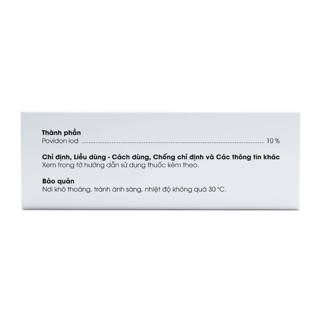 Dung dịch PVP - IODINE 10% Danapha sát trùng vết thương hoặc vết bỏng bề mặt (20ml) - Ảnh 5