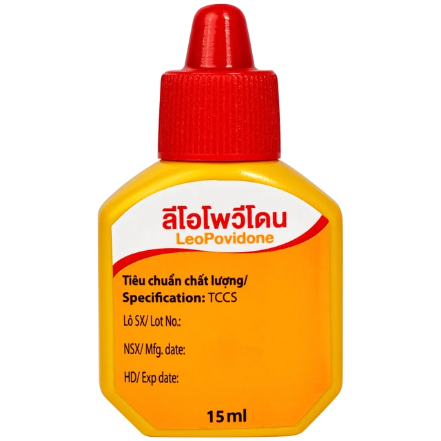 Dung dịch LeoPovidone 10% điều trị các vết thương và ngăn ngừa nhiễm khuẩn (15ml) - Ảnh 3