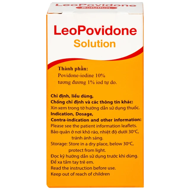 Dung dịch LeoPovidone 10% điều trị các vết thương và ngăn ngừa nhiễm khuẩn (15ml) - Ảnh 4